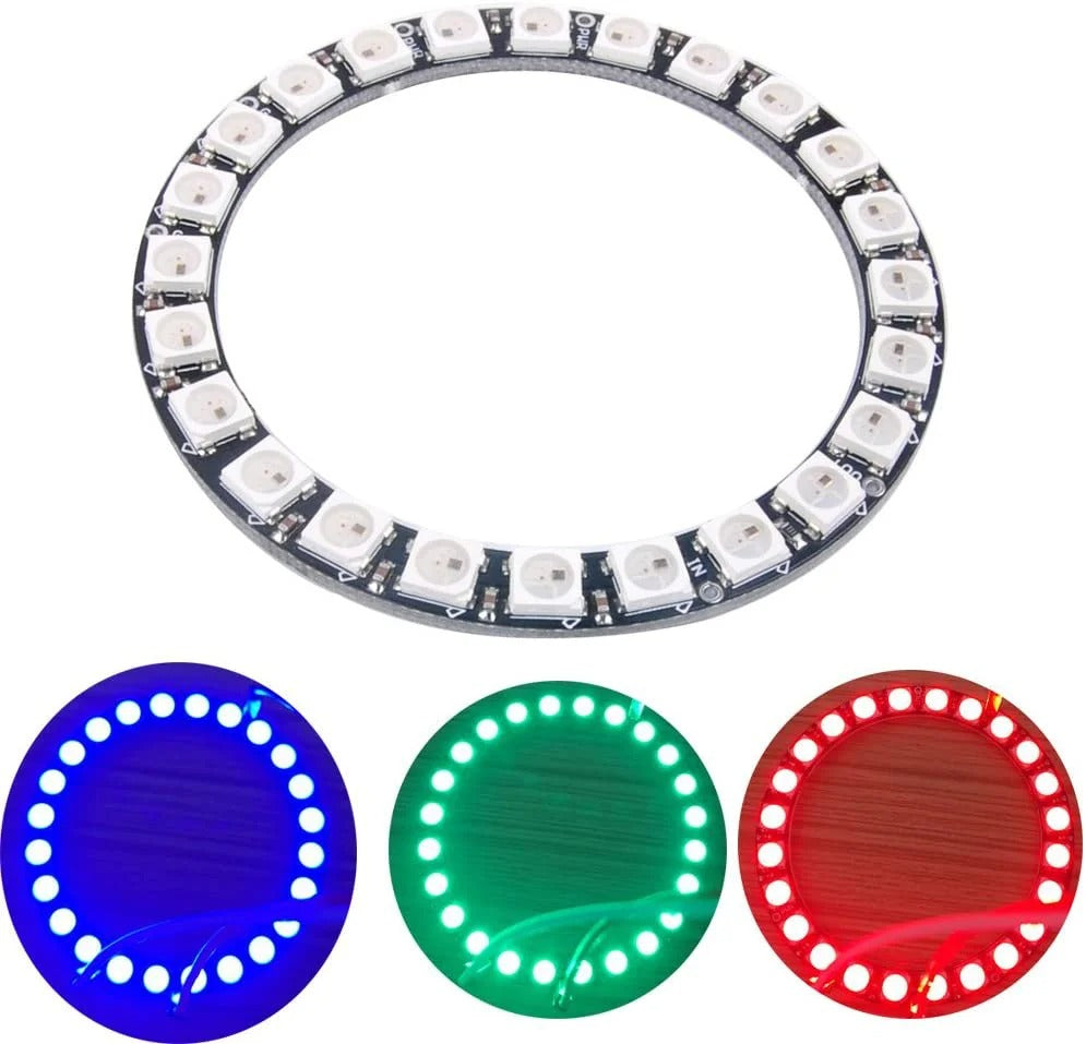 CJMCU 24 Bit WS2812 5050 RGB LED Built-in Full Color Driving Lights Circular Development Board