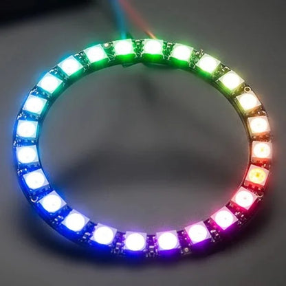 CJMCU 24 Bit WS2812 5050 RGB LED Built-in Full Color Driving Lights Circular Development Board