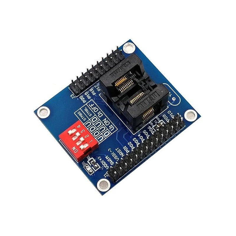 STM8S 8L TSSOP20 Burning Testing Holder Downloader Offline Programmer