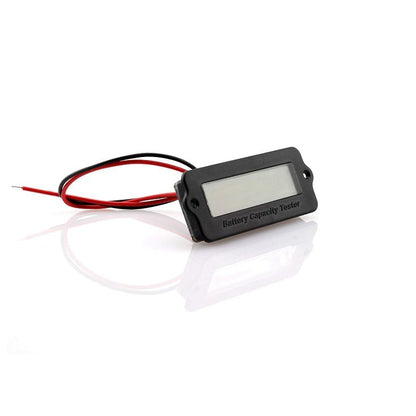 LY6W 12V to 24V Real-time Lithium Battery Power Monitor with White- Blue LED