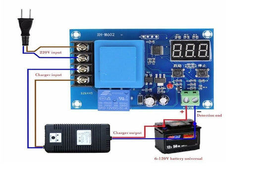 XH-M602 Digital Battery Charging Control Module