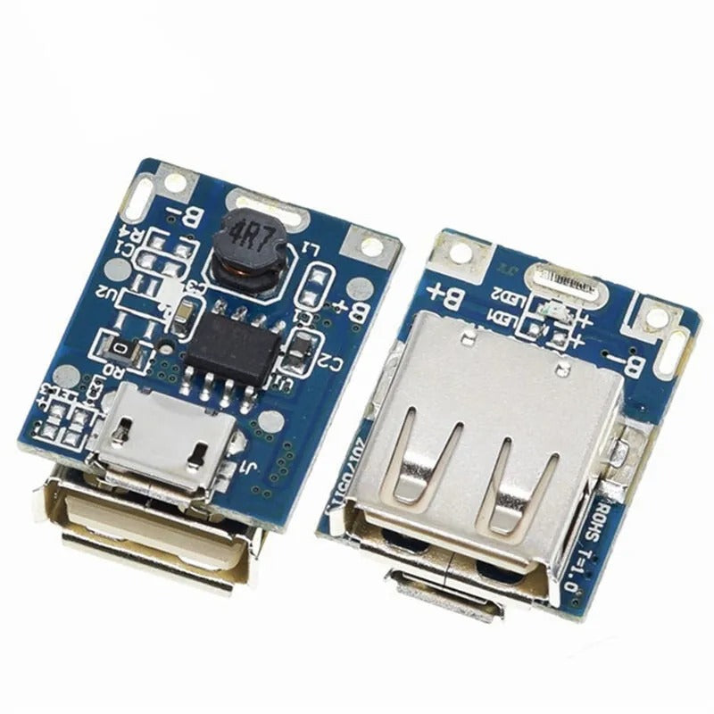 5V Step-Up Power Module Lithium Battery Charging Protection Board USB 134N3P