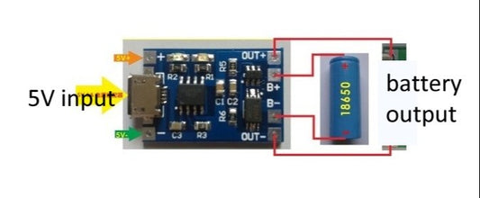 TP4056 1A Li-Ion Lithium Battery charging Module with Current Protection Micro USB