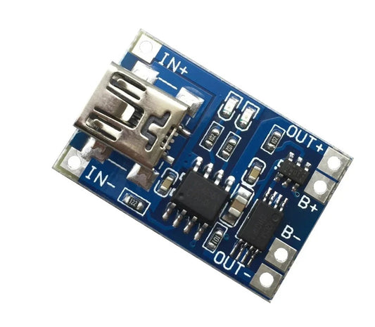 TP4056 1A Li-ion Lithium Battery Charging Module with Current Protection – Mini USB