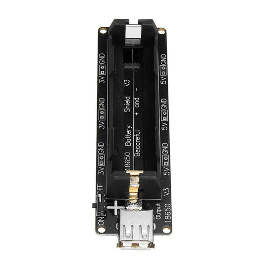 18650 Battery Charge Holder V3 0.5A USB Type-A Charging Protection Board