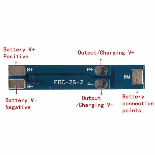 2S 3A Li-ion Lithium Battery 7.4V 8.4V 18650 Charger Protection Board Module