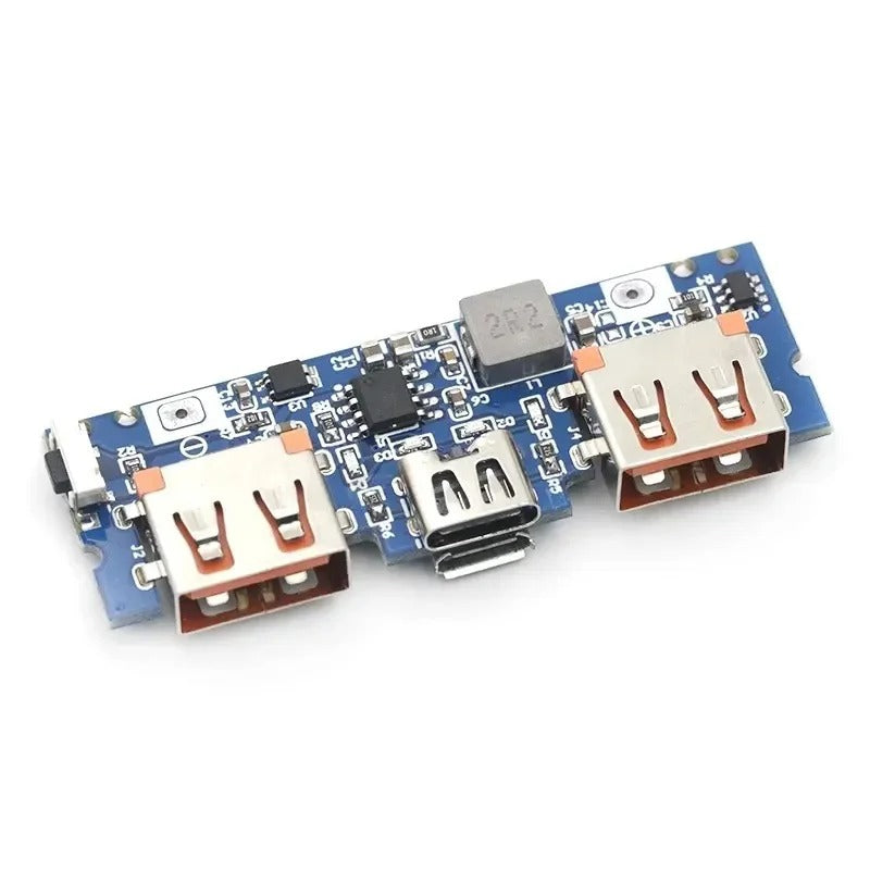 Dual USB 5V 2.4A Micro/Type-C USB LED Mobile Power Bank 18650 Charging Module