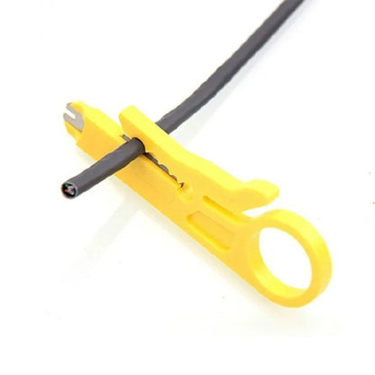 Wire Stripper Flat Nose Cable Cutter Crimper with Practical Punch Down Tool