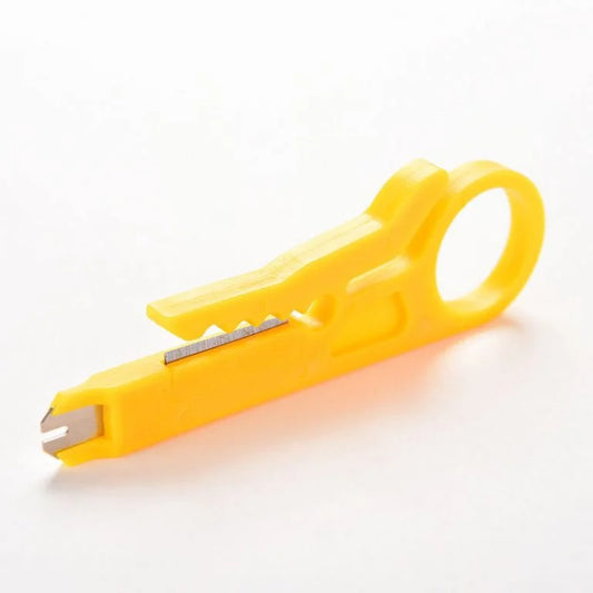 Wire Stripper Flat Nose Cable Cutter Crimper with Practical Punch Down Tool