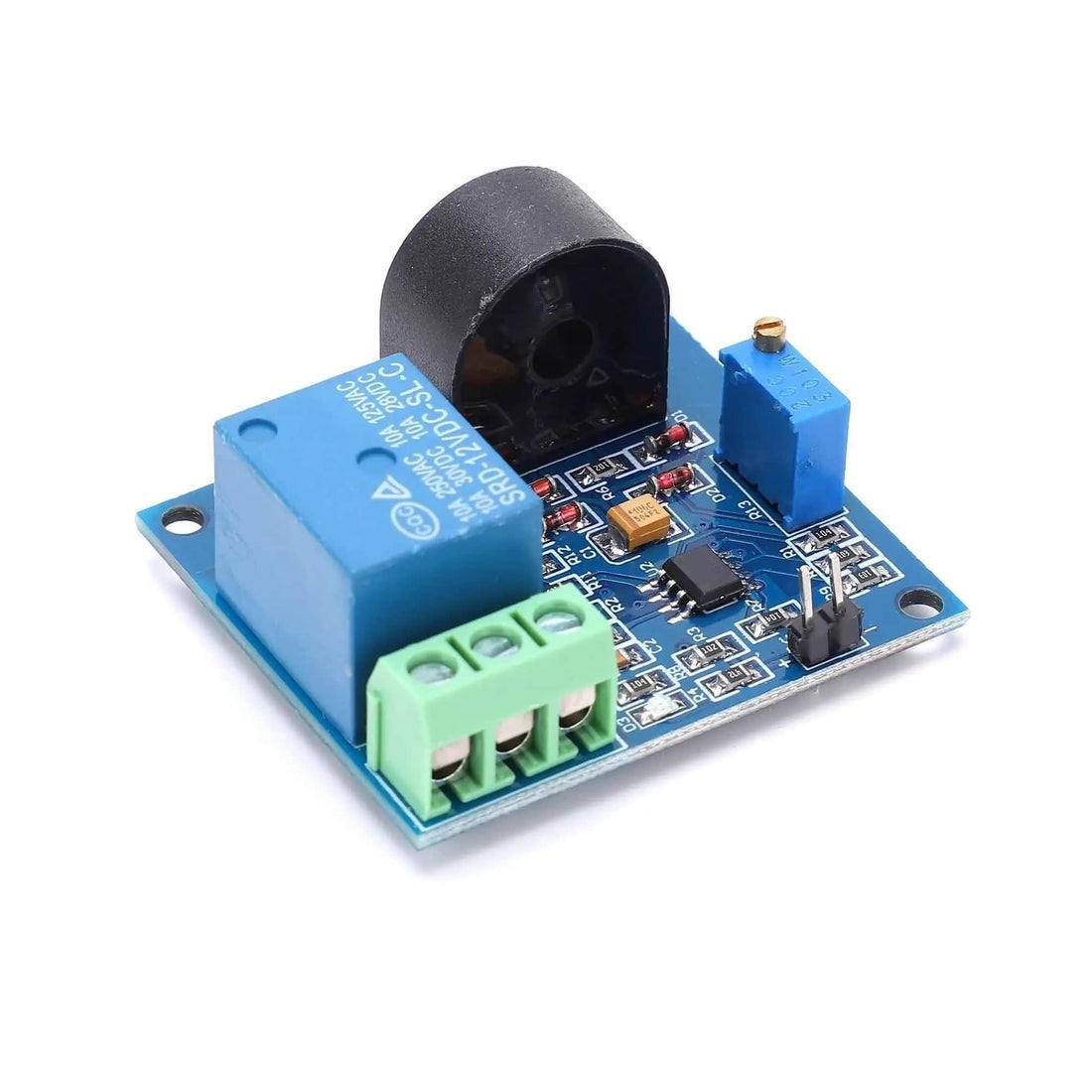 5A 12V Overcurrent Protection AC Current Detection Sensor Module