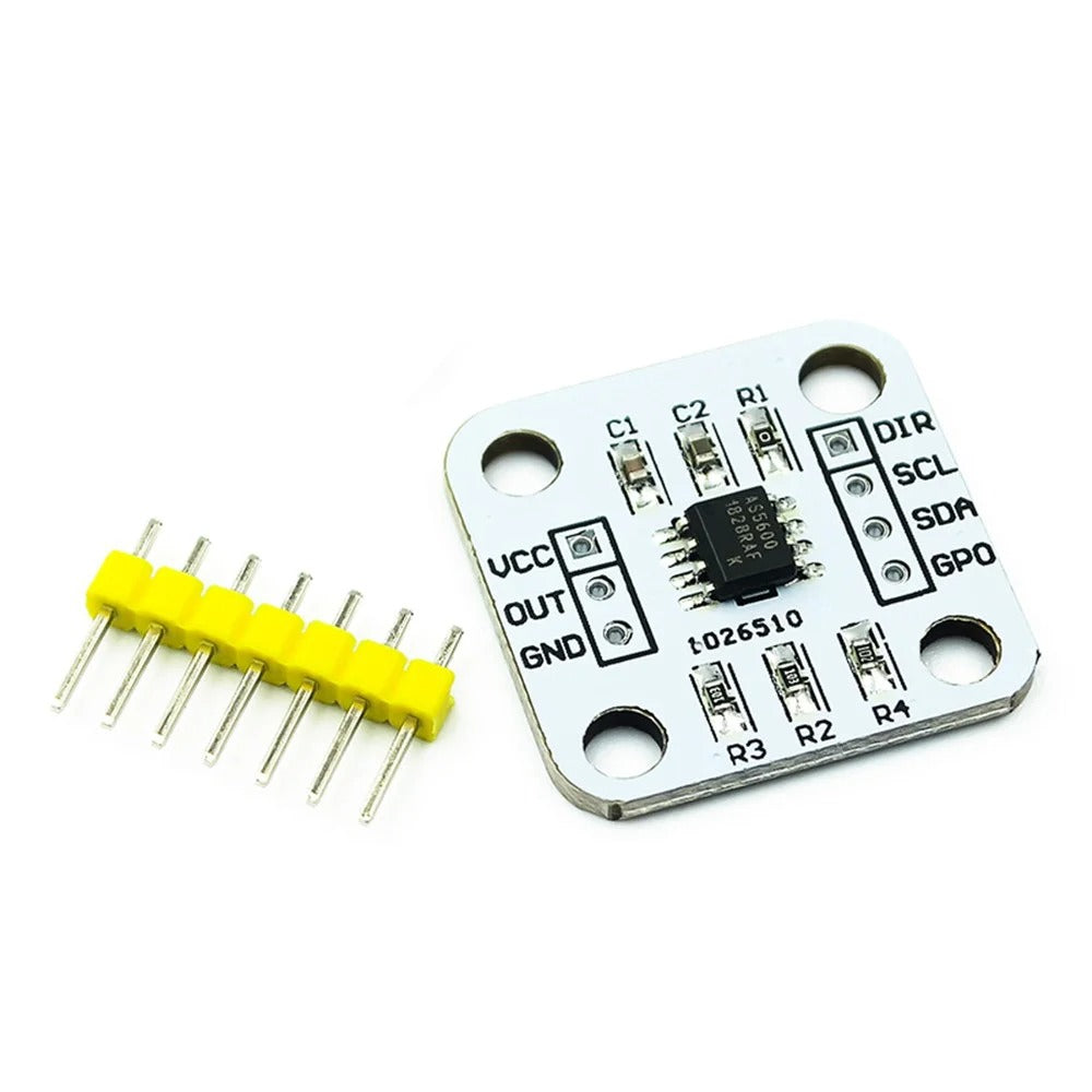 AS5600 Absolute Encoder 12 Bit Precision Angle Measurement Sensor with Magnet Wheel