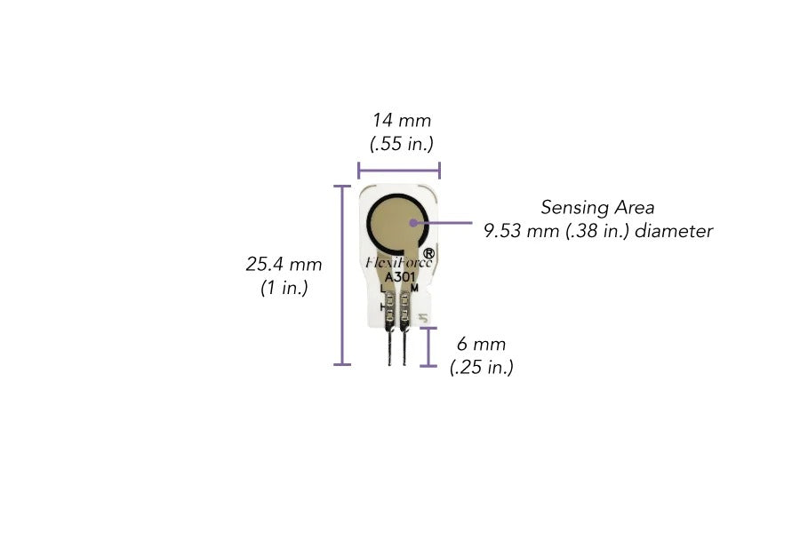 FlexiForce A301-100 lbs Force Sensor