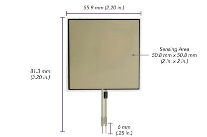 FlexiForce A502 Square Force Sensor