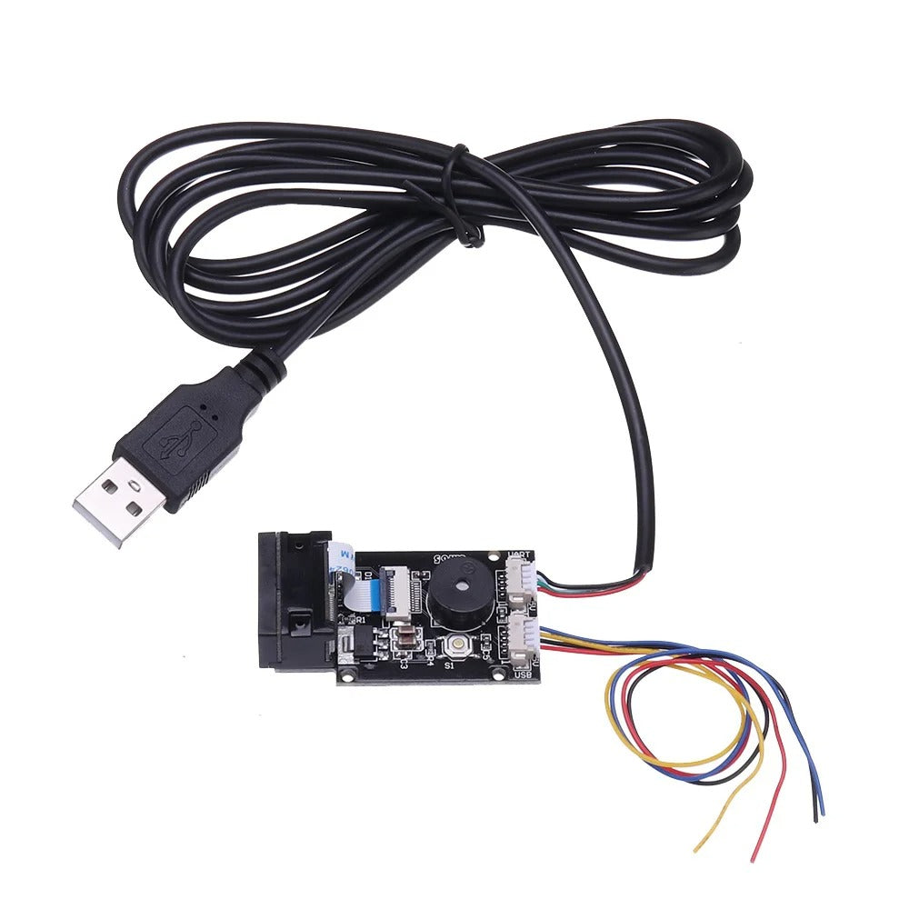 GM65 1D/2D Barcode QR Code Scanner Module USB + UART Output