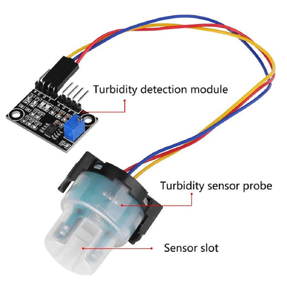 Turbidity Sensor Suspended Water Turbidity Value Detection Module Kit