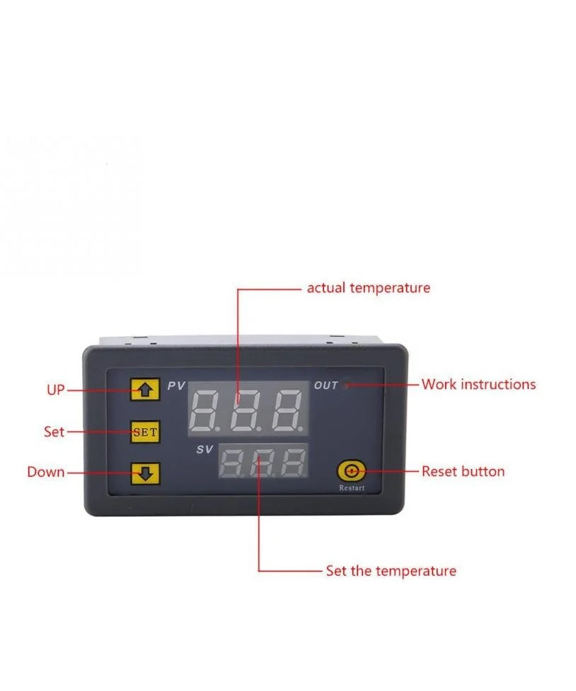 W3230 110-220VAC Digital Temperature Controller Microcomputer Thermostat Switch