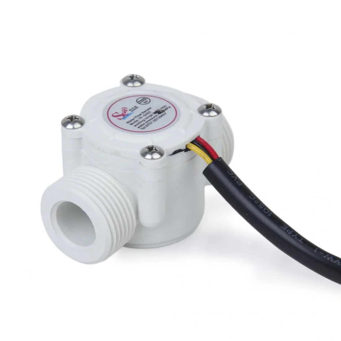 YFS403 3/4 inch 5-18V Water Flow Sensor Flowmeter 1- 30L/Min