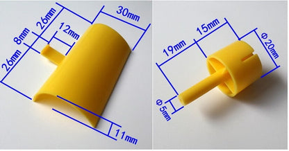 Small DIY Vertical Axis Wind Turbine Blade Set for Micro Generators