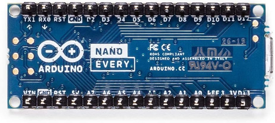 Original Arduino Nano Every with Headers (ABX00033)