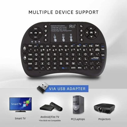 Mini Portable 2.4GHz Wireless Keyboard with Touchpad Mouse