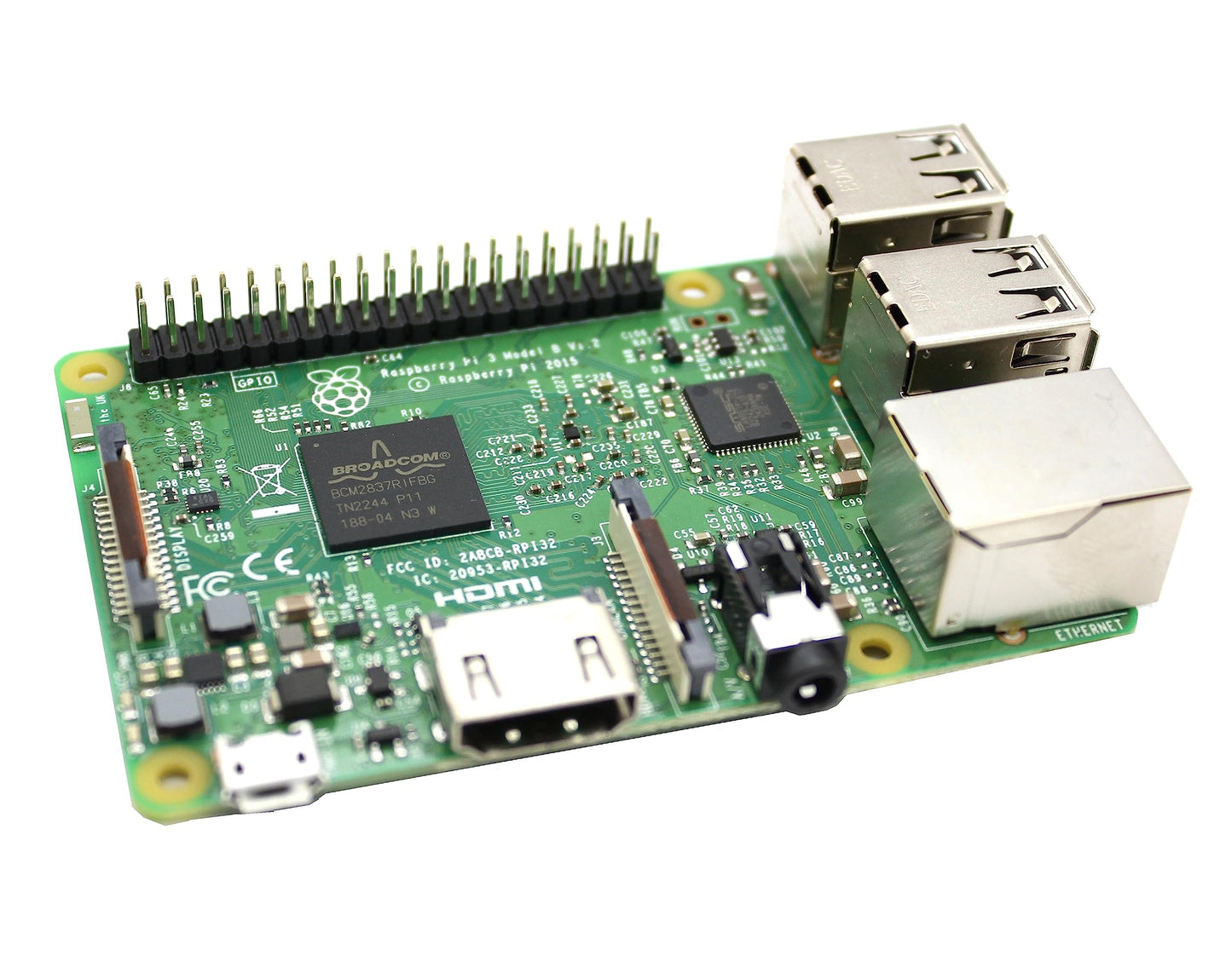 Raspberry Pi 3 Model B with On-board WiFi and Bluetooth