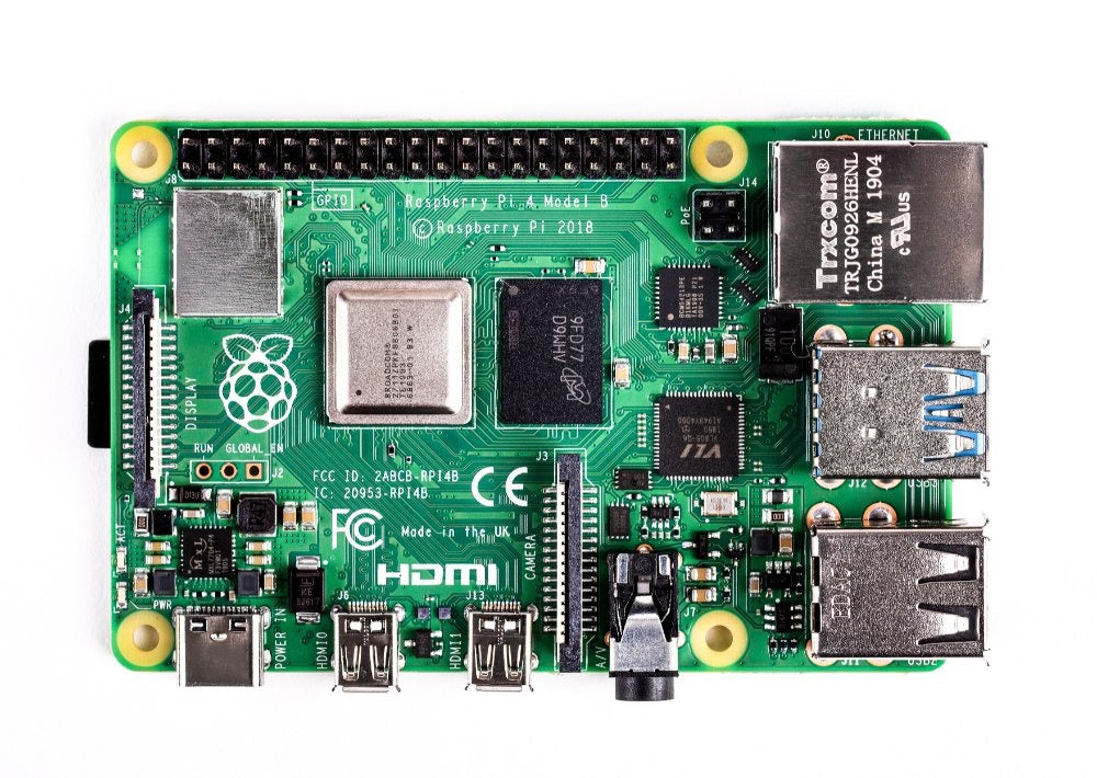 Raspberry Pi 4 Model B with 2GB RAM