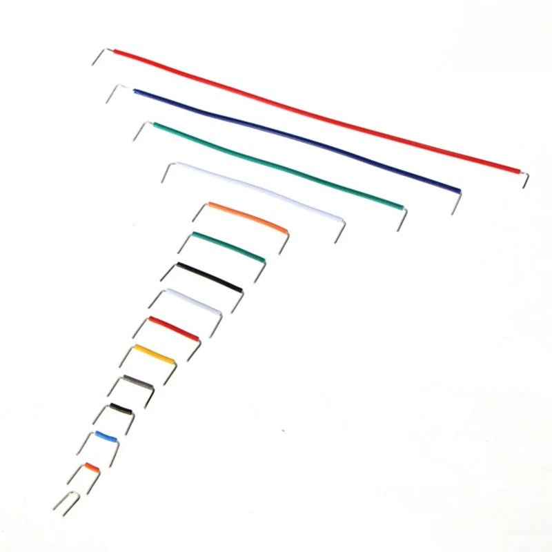 140 pcs U Shape Solderless Breadboard Jumper Cable Wire Kit