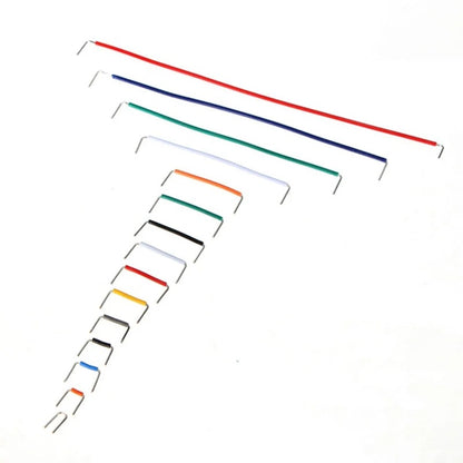 140 pcs U Shape Solderless Breadboard Jumper Cable Wire Kit