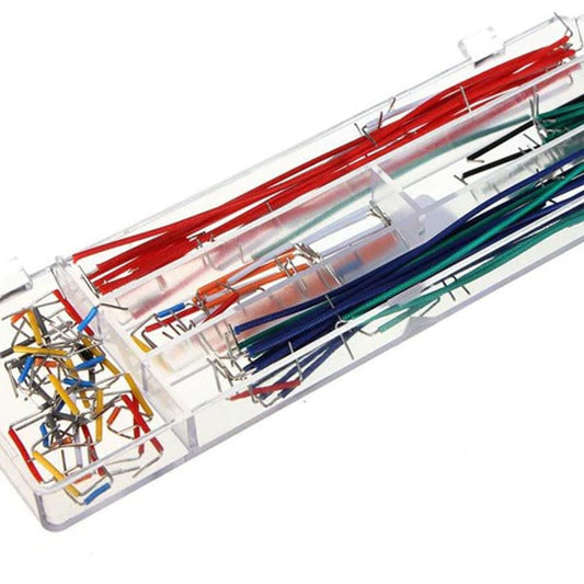 140 pcs U Shape Solderless Breadboard Jumper Cable Wire Kit