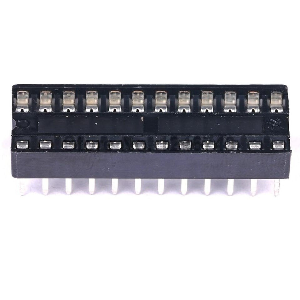 24 Pin Narrow DIP IC Socket Base Adaptor (Pack of 5)