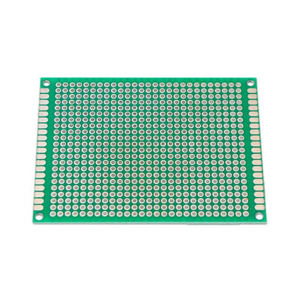 Double-Sided Universal PCB Prototype Board, 6x8 cm