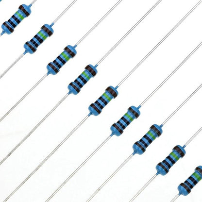 600 Pcs Assorted Kit: 1/4W 1% Metal Film Resistors - 30 Kinds