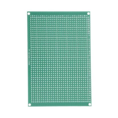 Single-Sided Universal PCB Prototype Board, 8x12 cm, 2.54mm Hole Pitch