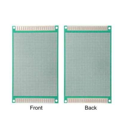 Double-Sided Universal PCB Prototype Board, 9x15 cm