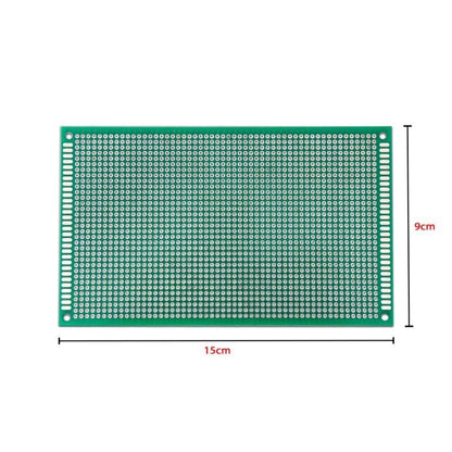 Double-Sided Universal PCB Prototype Board, 9x15 cm