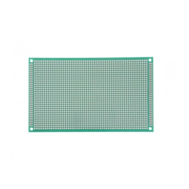 Single-Sided Universal PCB Prototype Board, 9x15 cm, 2.54mm Hole Pitch