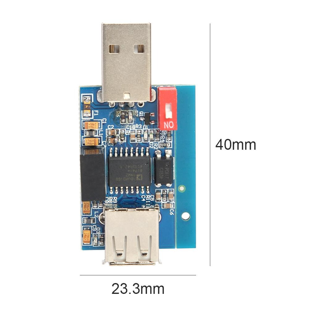 ADUM3160 USB to USB Voltage Isolator Module - 1 Channel, 1500V, 12 Mbps / 1.5 Mbps