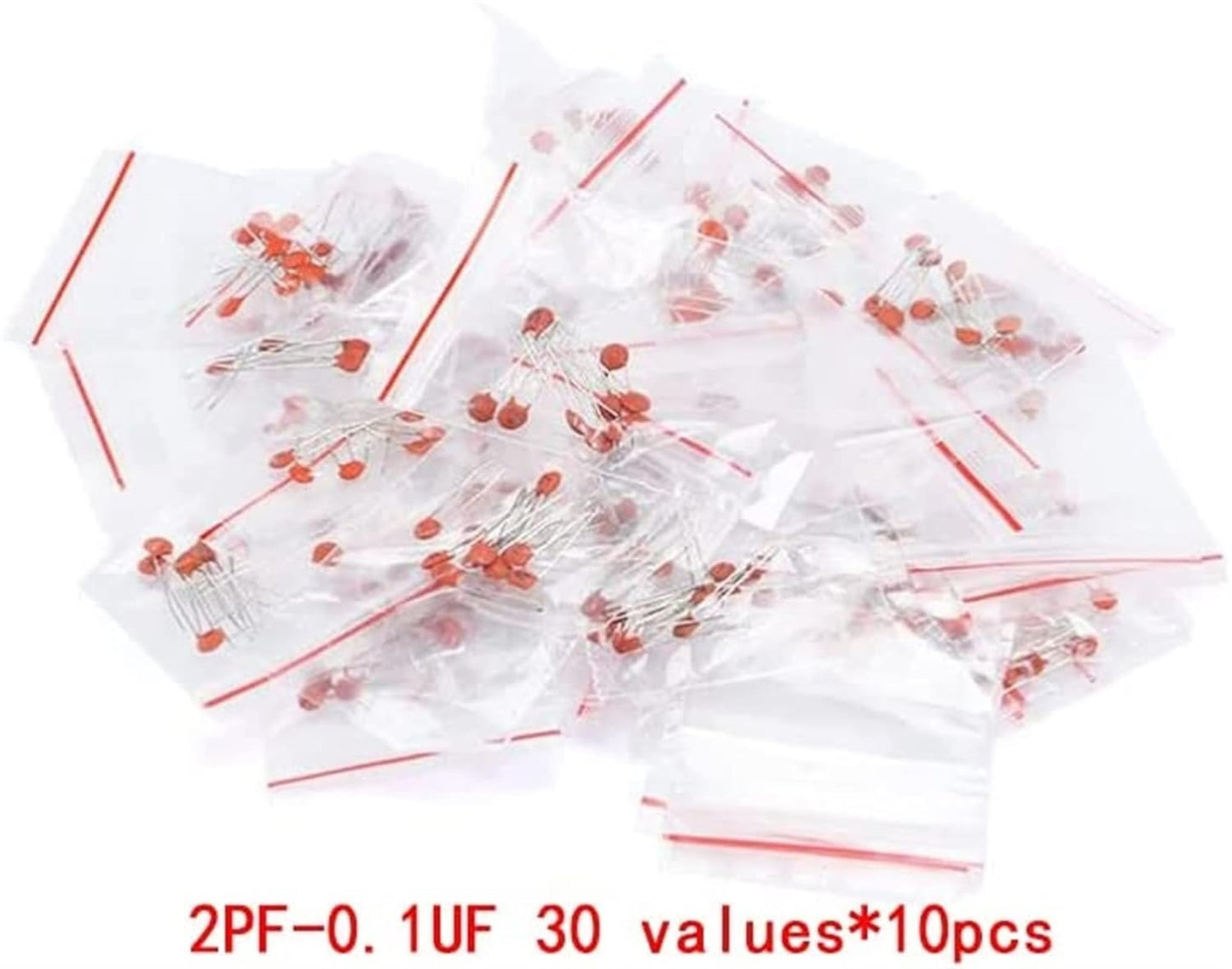 Ceramic Capacitor Assorted Kit- 30 Kinds from 2PF-0.1UF