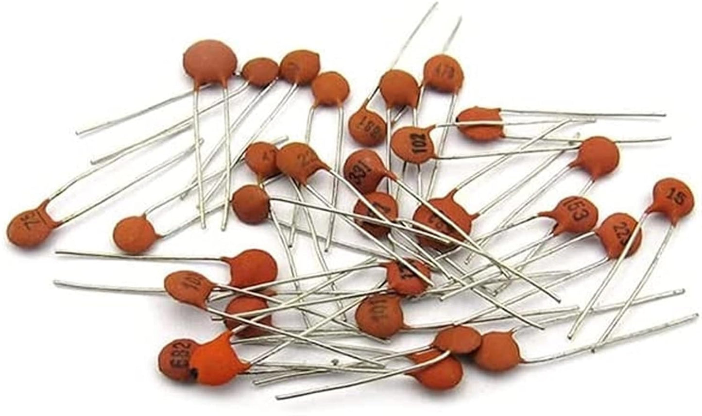 Ceramic Capacitor Assorted Kit- 30 Kinds from 2PF-0.1UF