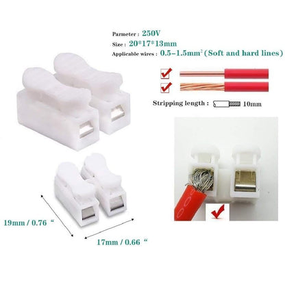 CH-2 Quick Push-Type Wire Connector Terminal