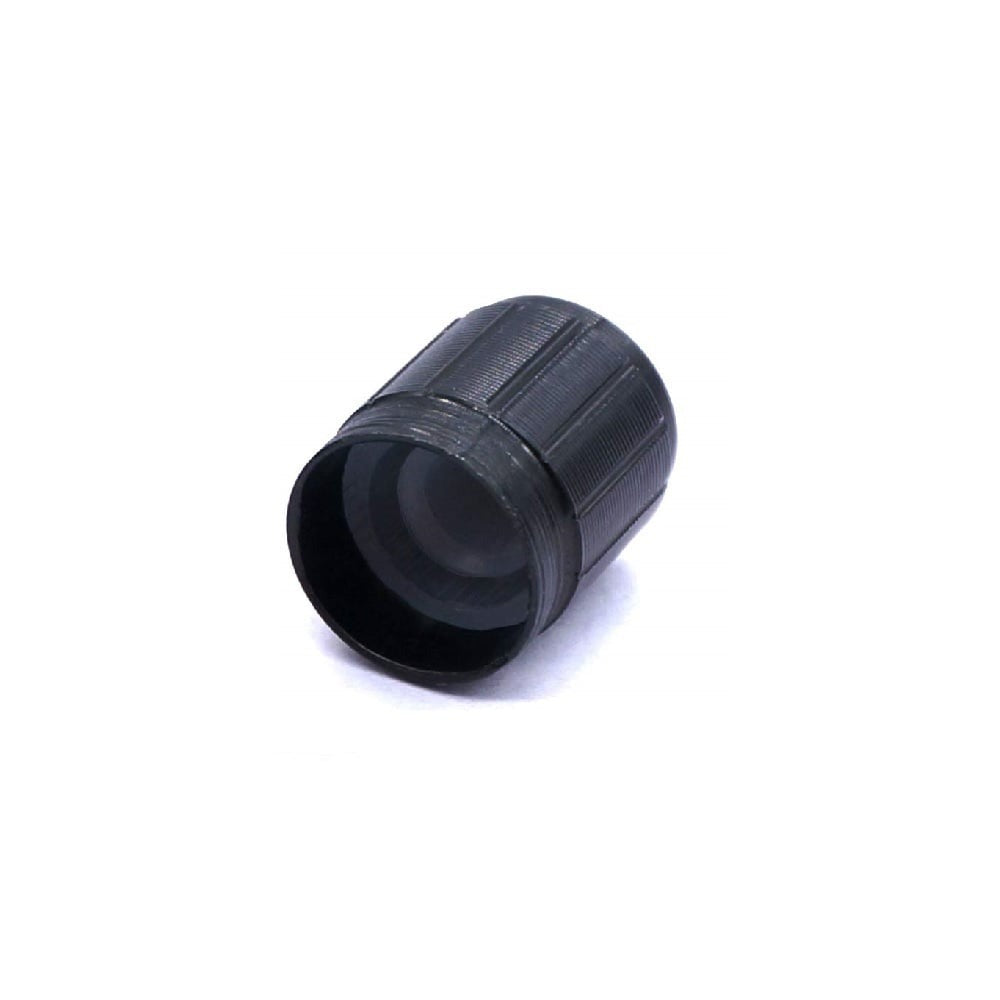 Black Rotary Potentiometer Knob Switch Cap