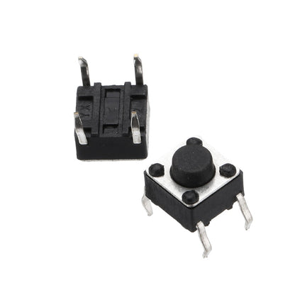 Tactile Push Button Switch 6x6x5mm - Push-to-ON Button