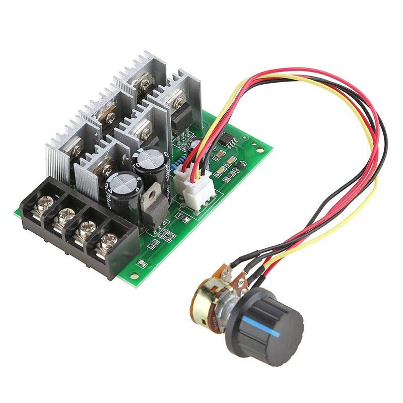 PWM Motor Speed Controller: DC 9-55V, 40A, 2000W with Potentiometer