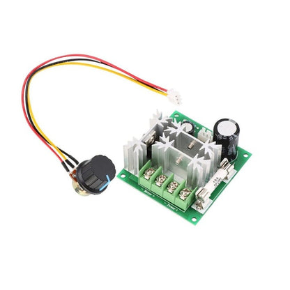 PWM Variable Speed Control Switch: DC Motor Governor, 6V-90V, 15A