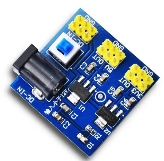 Multi-Output Voltage Conversion Power Module: DC-DC 12V to 3.3V, 5V, 12V