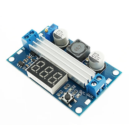 LTC1871 DC-DC High Power Adjustable Step-up Module 3.0~35V to 3.5~35V 100W with Digital Display Voltmeter