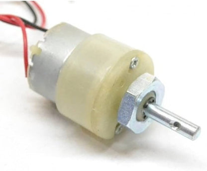 12V DC Center Shaft Geared Motor - 2000 RPM