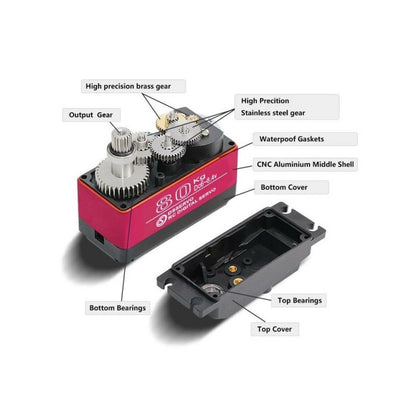 RDS5180 Metal Gear Servo Motor - 80 Kg Torque