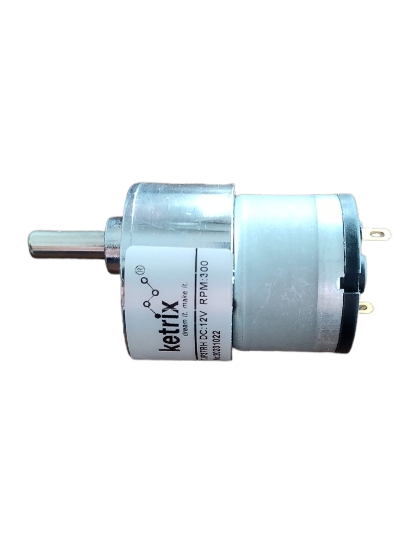 High Torque Offside Geared Motor - 12V, 300 RPM