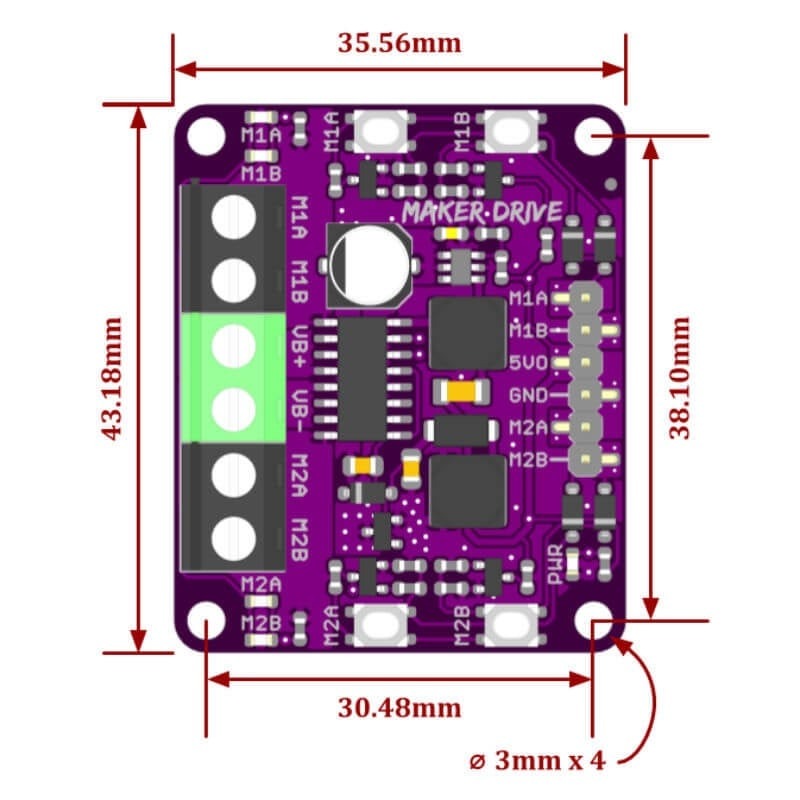 Cytron Maker Drive H-Bridge Motor Driver